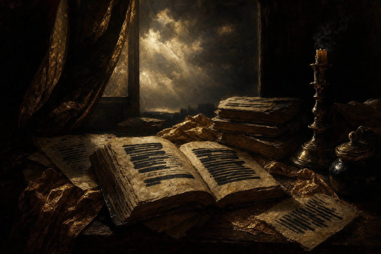 manuscript pages with passages blacked out in ink — Confessions to the Empty Chair by Anthony Adore